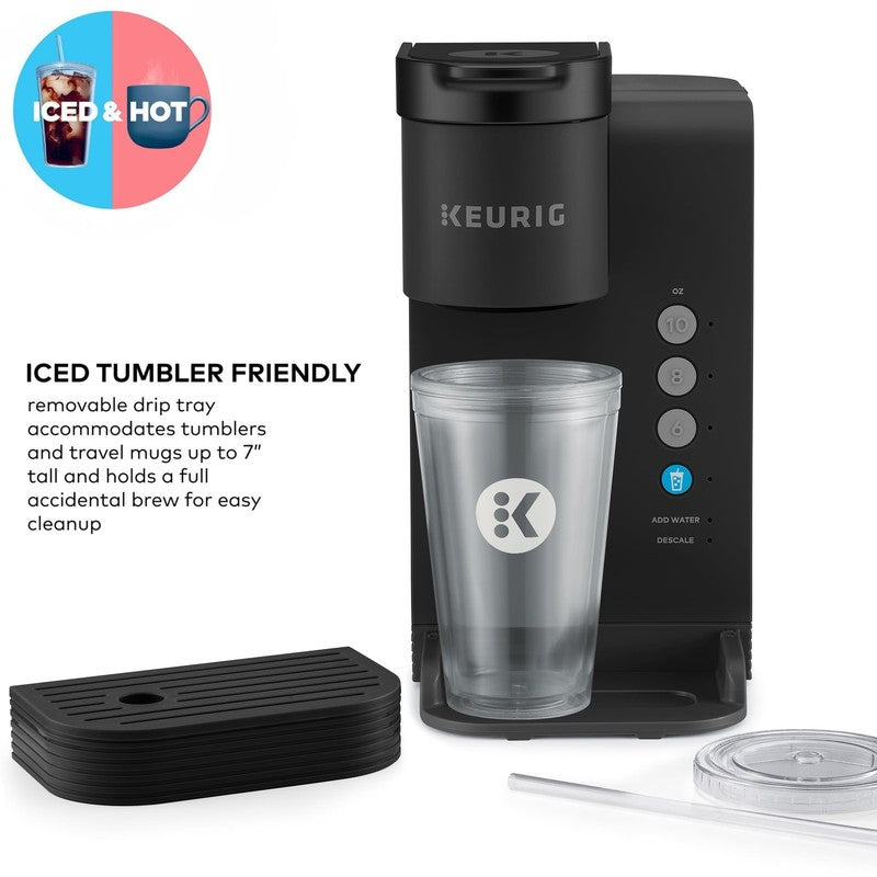 K-Express Essentials Plus Coffee Maker Single-Serve K-Cup Black Hot & Iced3