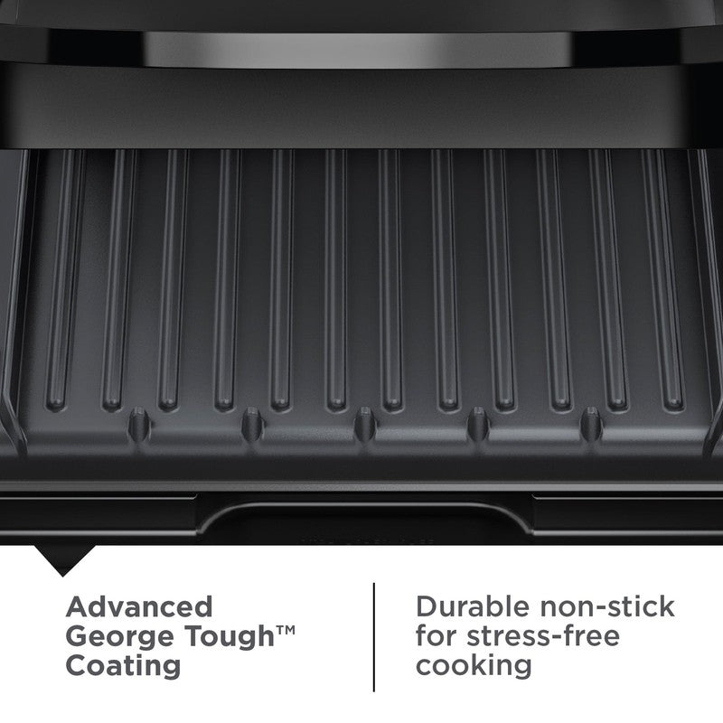 4 Serving Non Stick Removable Dishwasher Safe Plates Grill & Panini Maker5