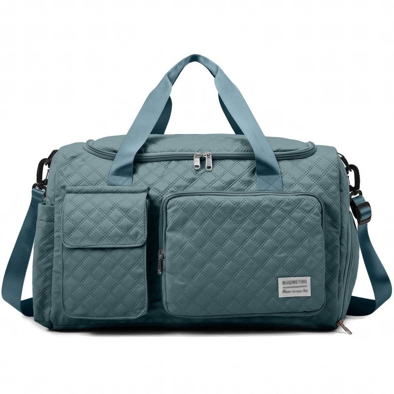 Travel Duffle Bag for Women Men, Weekender Overnight Bags Carry on Gym Bag with8