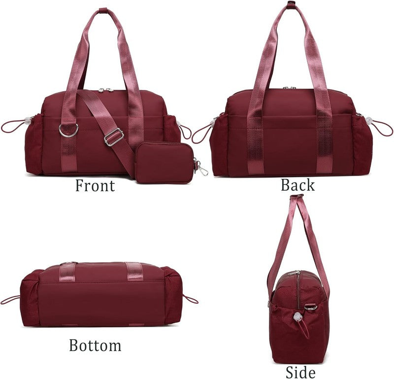 Everyday Mini Gym Bag Women 2.0 Tote Waterproof Travel Duffle Wine Coin Wallet5