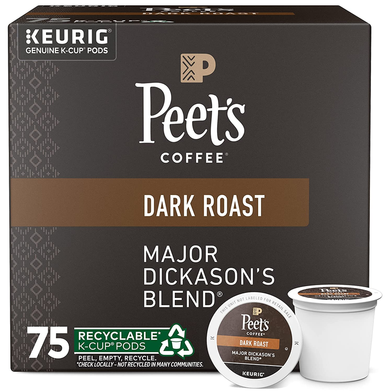 Major Dickason's Dark Roast K-Cup Pods - 75 Count Box8