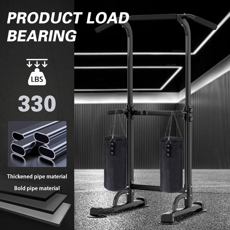Power Tower Pull-Up & Dip Station Adjustable Free-Standing Home Gym6