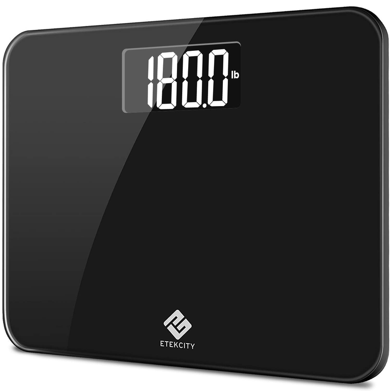Bathroom Scale Digital Body Weight 440lb High Accuracy LCD Large Platform11
