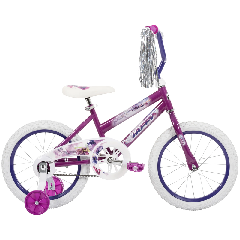 16" Sea Star Kids' Bike from , Fits Riders 42" - 48", Purple, Child, Girls0