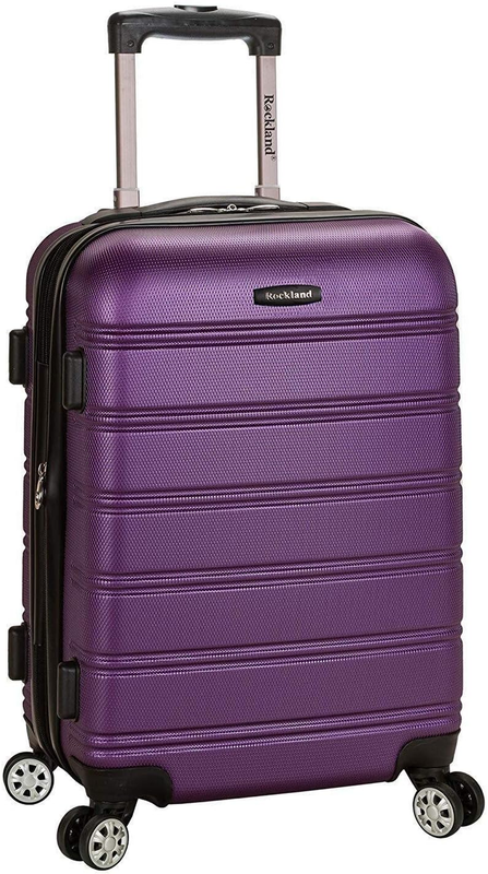 Melbourne Hardside Expandable Spinner Wheel Luggage, Purple, Carry-On 20 Inches0