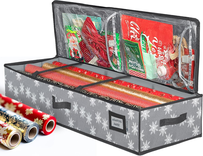 Wrapping Paper Storage Container – Fits up to 27 Rolls 1 3/8” Diam.   Underbed G0