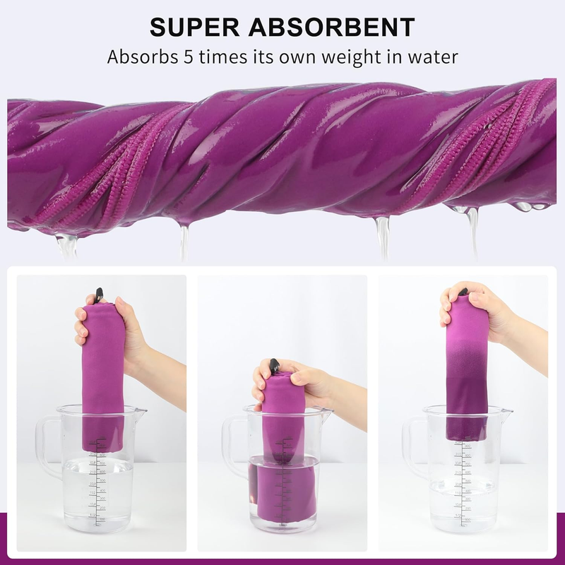 Microfiber Travel Towel Quick Dry Gym Camping Beach Super Absorbent3