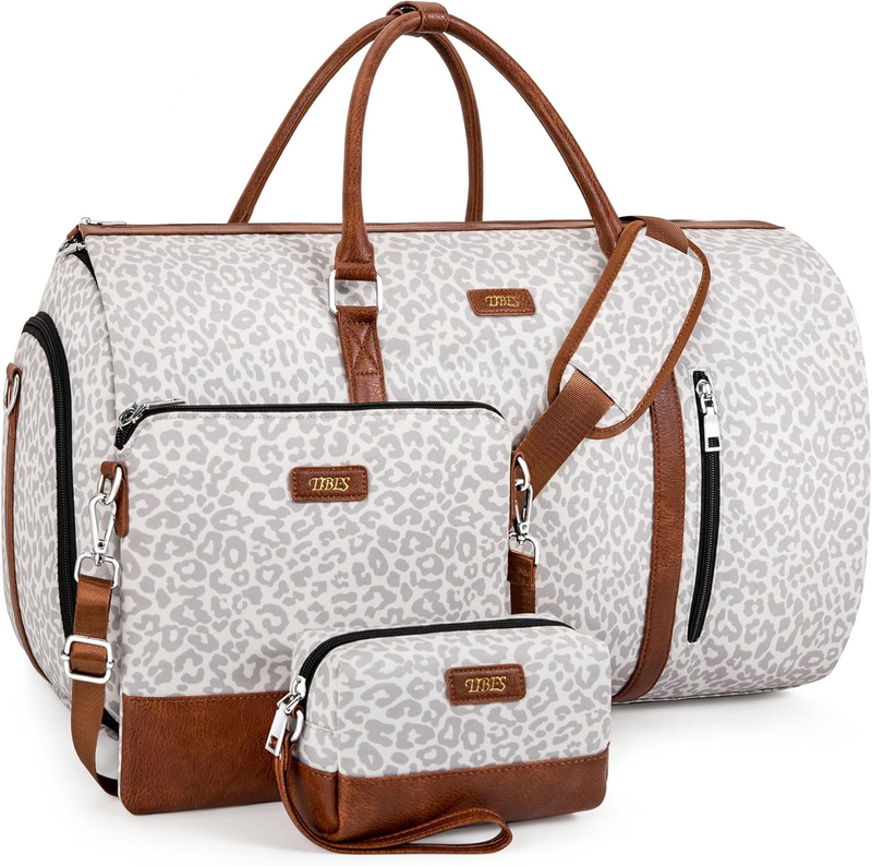 2in1 Garment Duffle Bag Shoe Compartment 4Pc Set Travel Carry On8