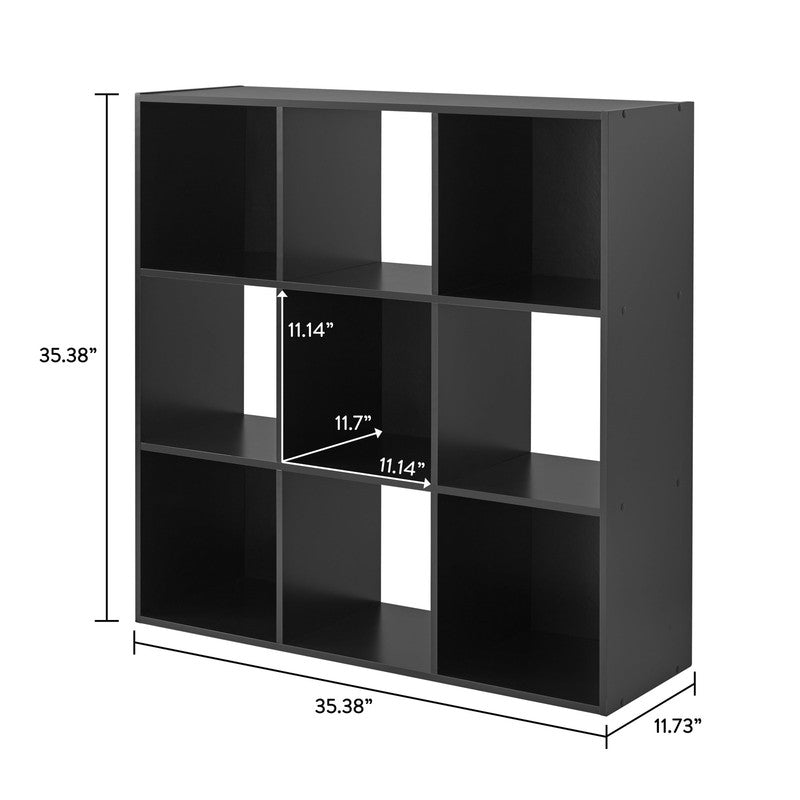 9 Cube Storage Organizer, Black5