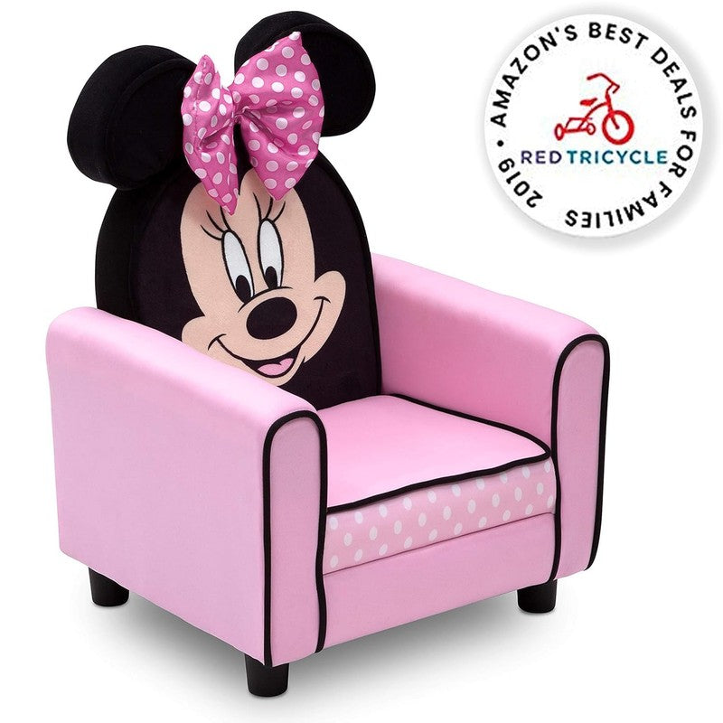 Figural Upholstered Kids Chair Minnie Mouse3