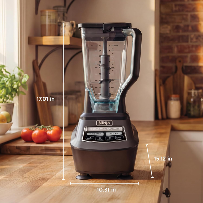 Ninja BL770 Kitchen System 1500W Blender Food Processor Set Black8
