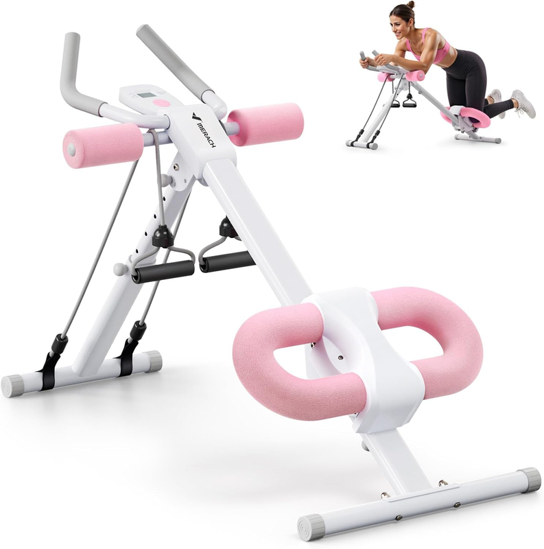 Adjustable Ab Machine for Home Gym Foldable Ab Trainer Workout Equipment for Abs0