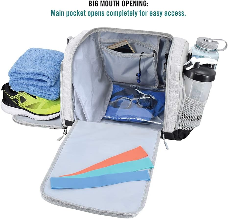 Ultimate Gym Bag 2.0 Durable Duffel Bag 10 Compartments Water Resistant Travel4