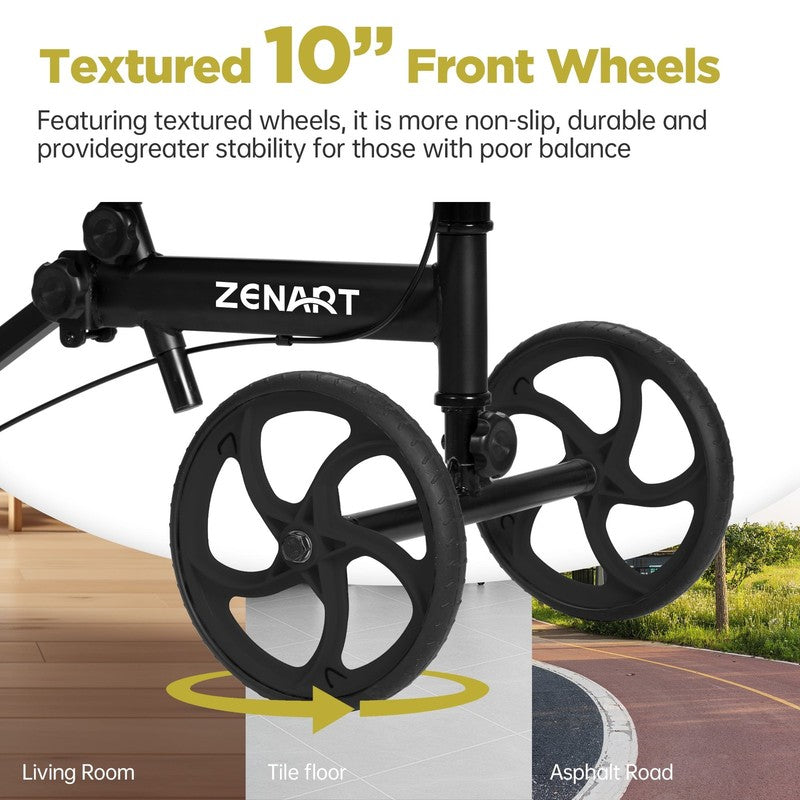Economy Knee Scooter Foldable Walker for Foot Surgery Adult Crutch Alternative5