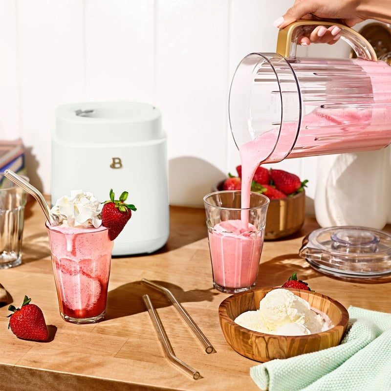 3-In-1 Kitchen System, Blender, Food Processor & Personal Blender, White Icing b5
