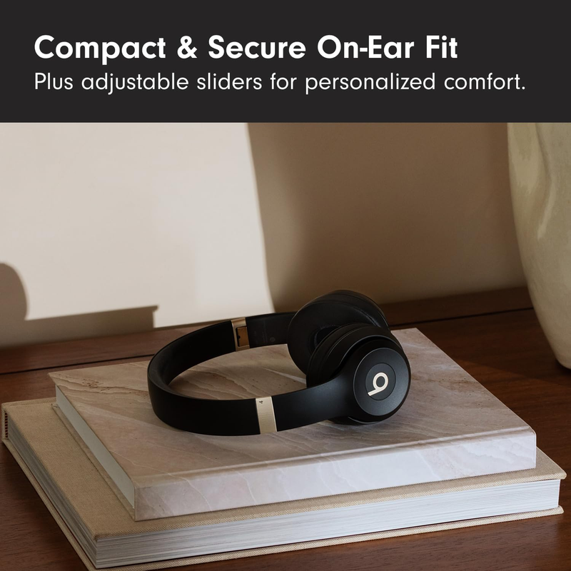 Solo 4 Wireless Bluetooth On Ear Headphones 50Hr Battery Black Gold2