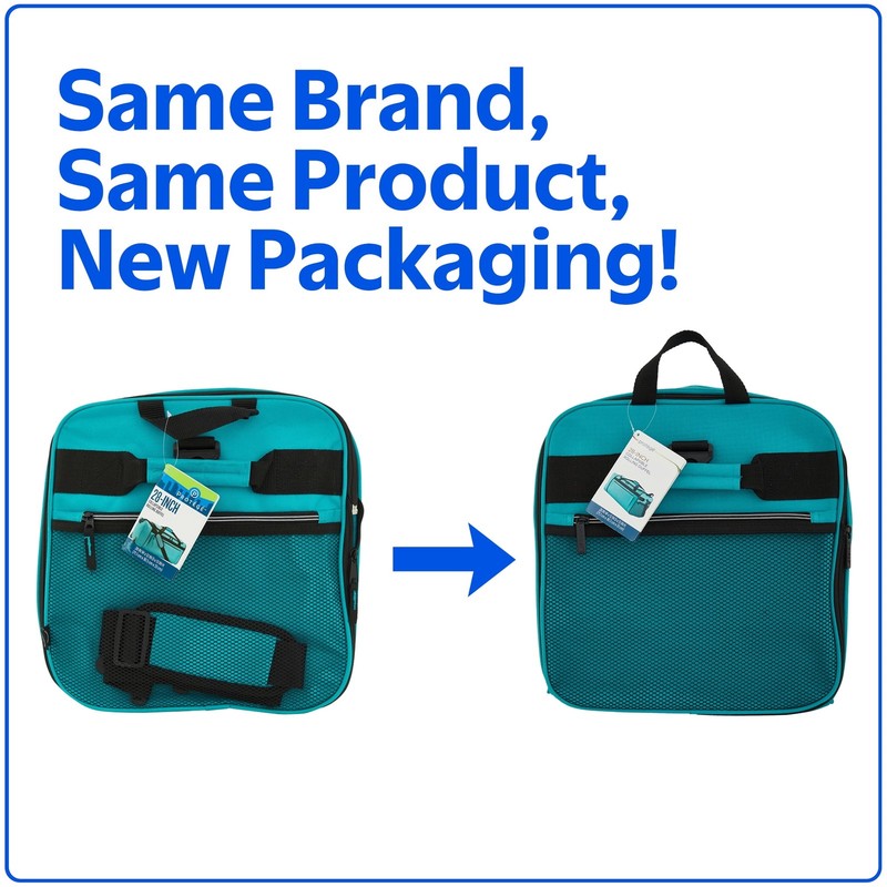 28 Inch Large Collapsible Rolling Duffel Bag Teal1