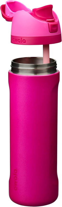 Owala FreeSip 24oz Insulated Stainless Steel Water Bottle Read My Lips1
