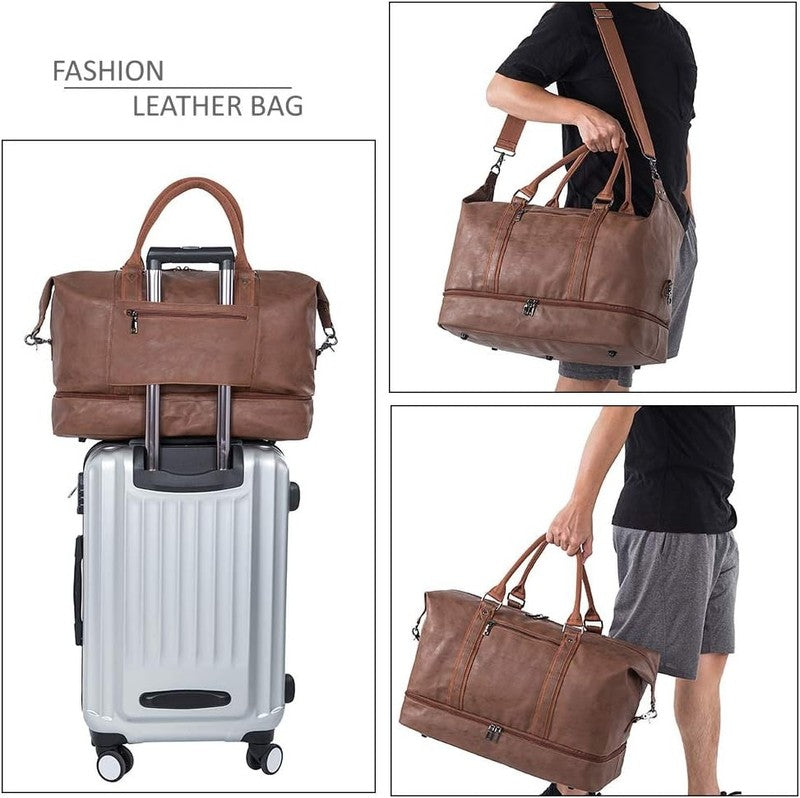 Weekender Overnight Bag Carry on Bag Travel Bag with Shoe Pouch5