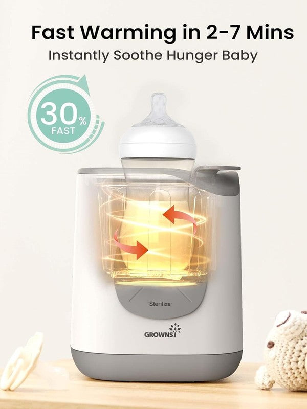 Fast Baby Bottle Warmer for Breastmilk & Formula w/ Thaw & Sterilize1