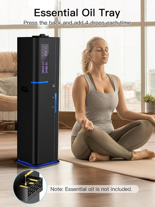 10L Cool Mist Humidifier Top Fill Quiet Ultrasonic 60H Large Room Black6