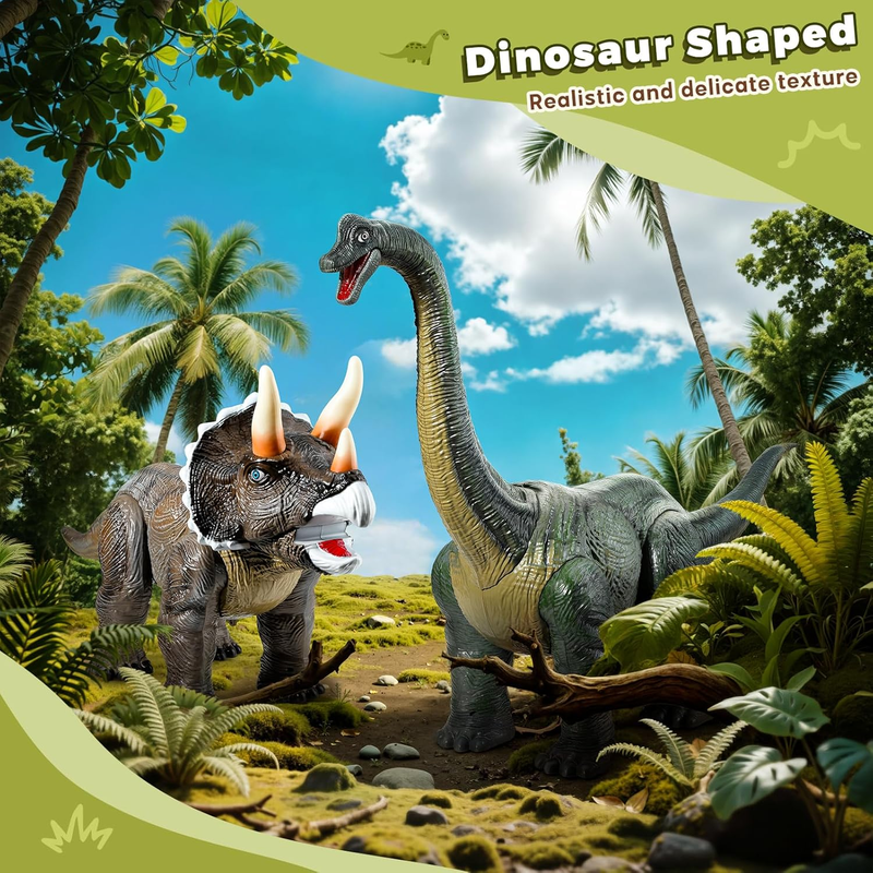 Dinosaur Ride On Push Car Kids Brachiosaurus Sound Light Toy5
