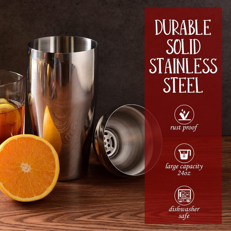 Cocktail Shaker Set Bartender Kit with Stand Bar Tool Set Drink Mixer Set Barten2