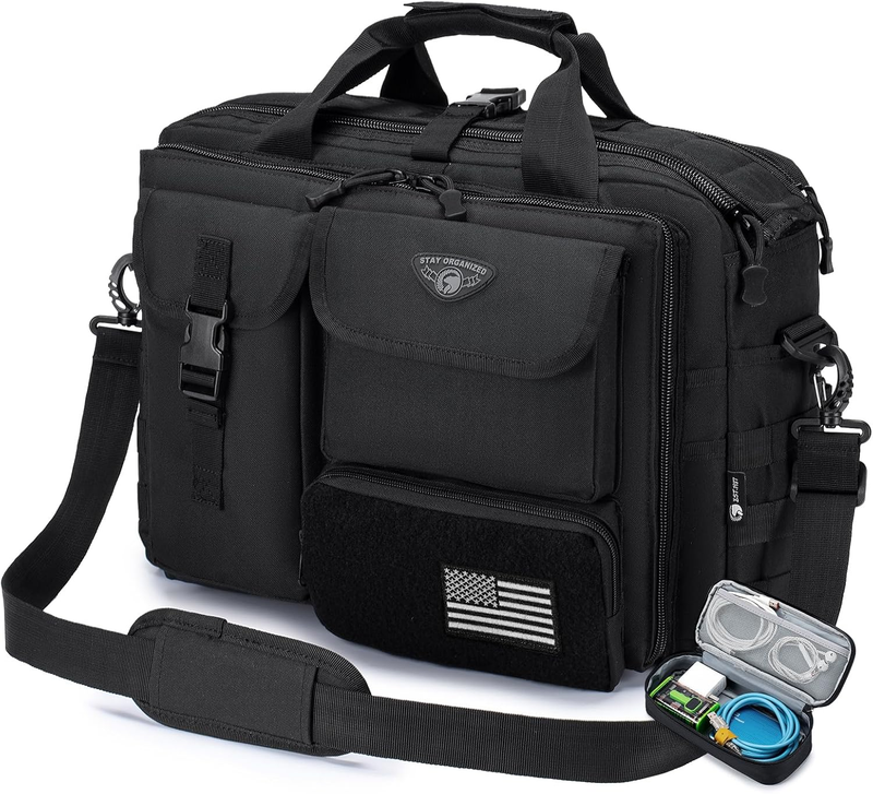 Tactical Messenger Bag 14 15.6 17.3 Inch Laptop Briefcase Flight Work Bag Men9