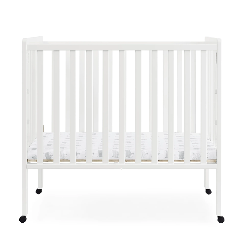 Lee Portable Folding Mini Crib with 1.5 Inch Mattress Greenguard Gold Certified10