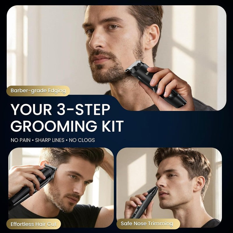 3 in 1 Beard Trimmer Kit for Men | Electric Shaver & Hair Clippers, Waterproof5