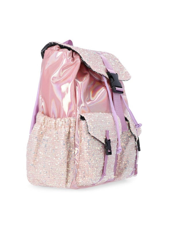 Girls Sequin Rucksack Backpack Sparkly School Bag2