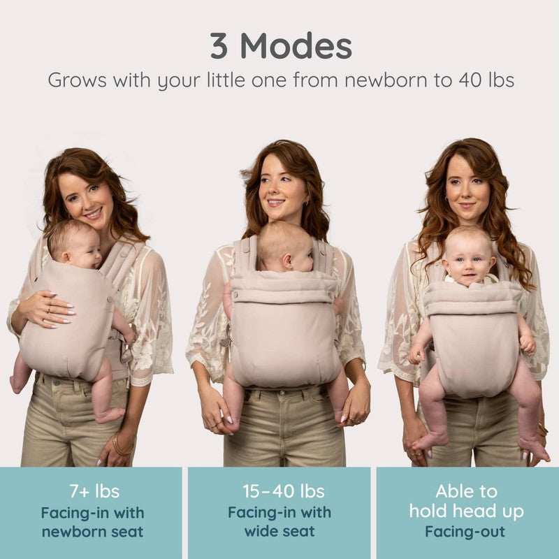 Honey Blossom Baby Carrier, Ergonomic Carrier, Adjustable Seat, Hands-Free Comfo5