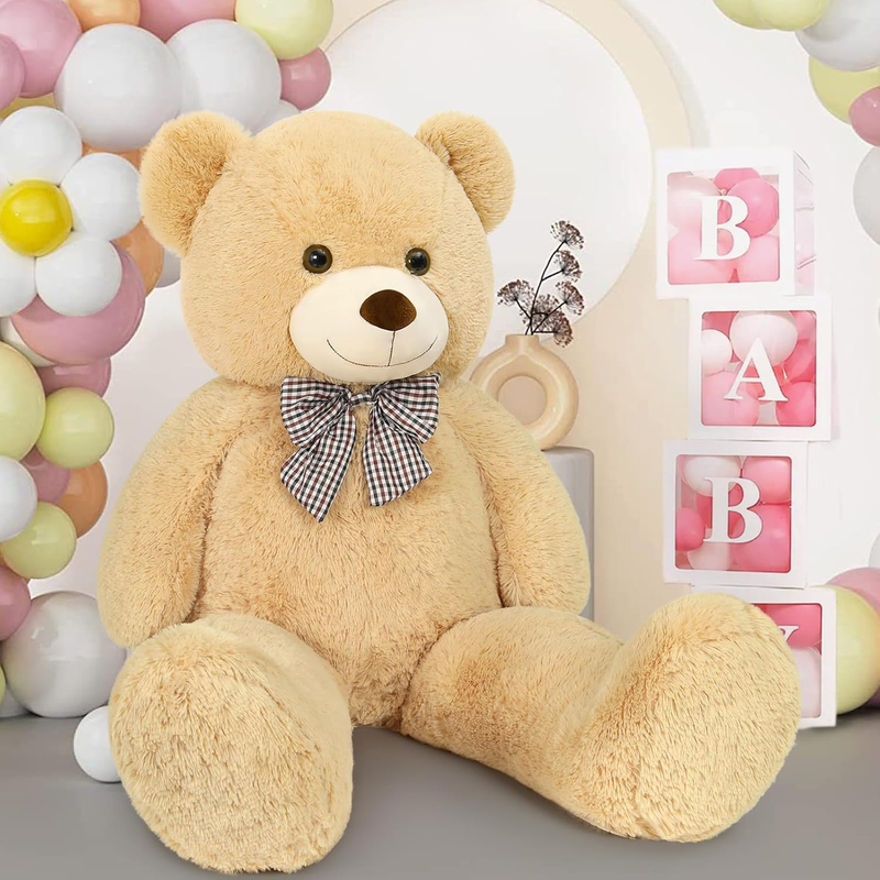 Giant Teddy Bear 4 Feet,Adorable and Cuddly Big Bear Stuffed Animal 47", Classic4