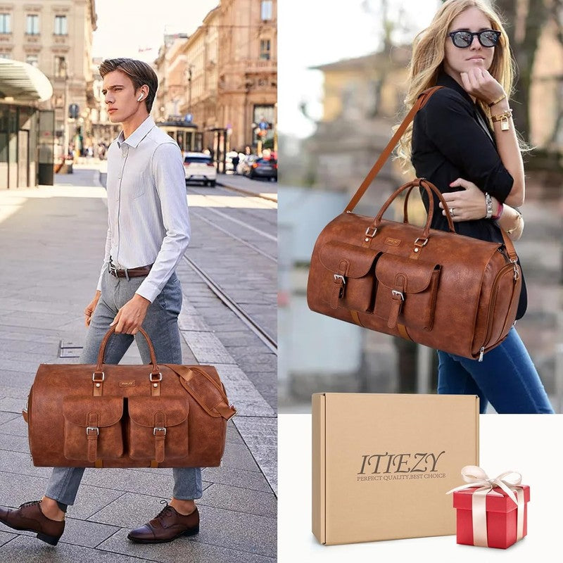 2in1 Garment Duffle Bag 3Pc Set Hanging Suit Travel Carry On1