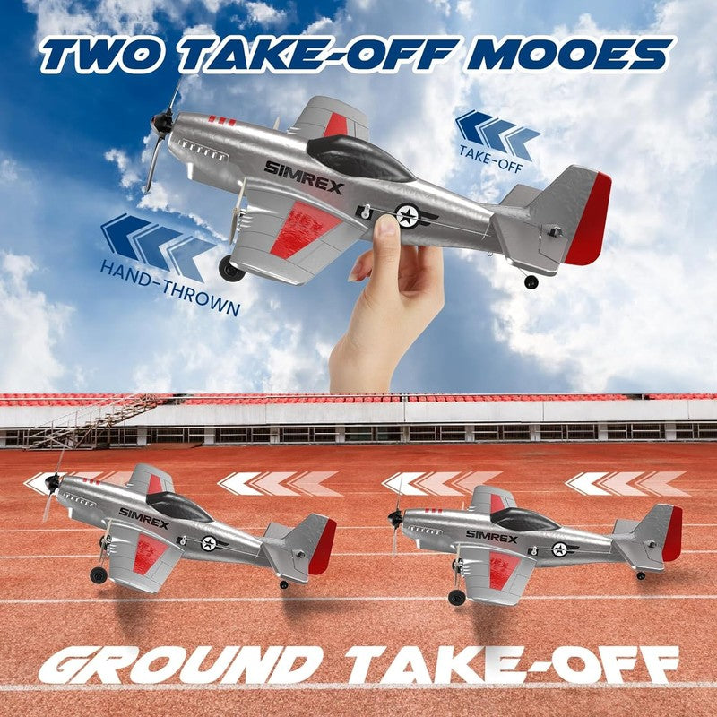 RC Plane for Kids   2.4Ghz 3 Channel Remote Control Airplane Toy with 6 Axis Gyr4