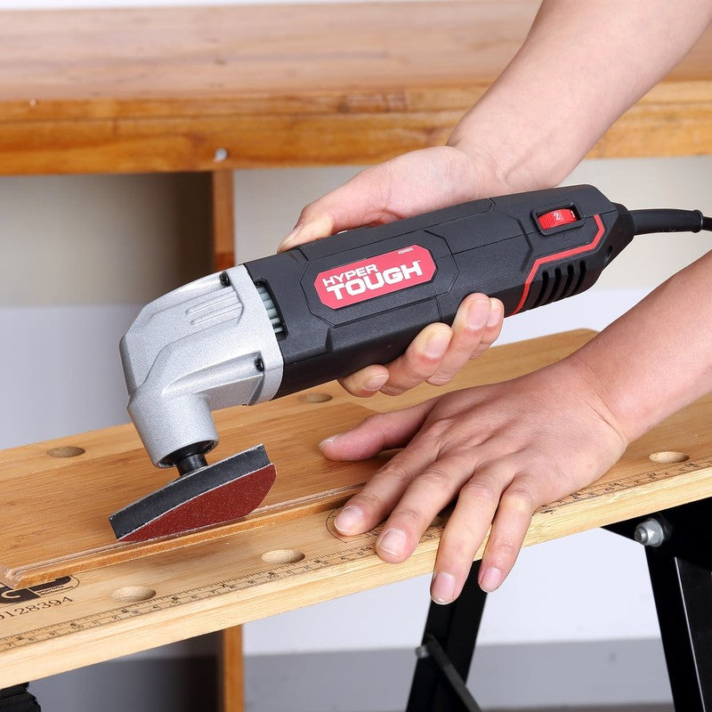 2.1A Corded Oscillating Multi Tool Variable Speed w/ Sanding Pad Scraper Blade8