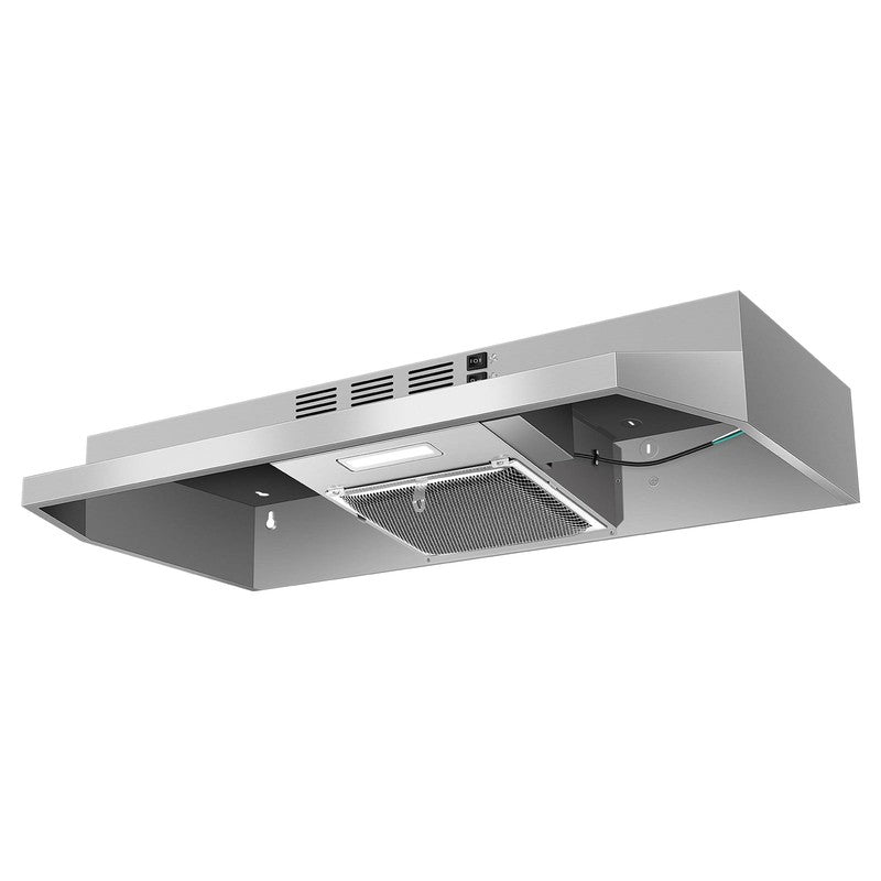 36" Convertible Under Cabinet Range Hood LED Light Dishwasher-Safe Filter7