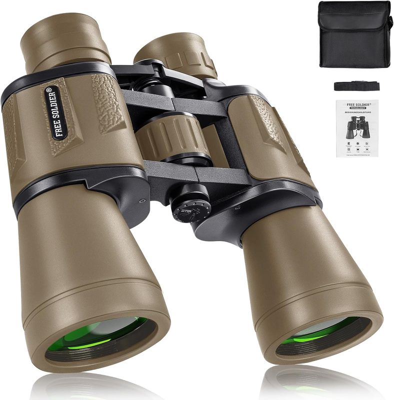 20x50 High Power Binoculars for Adults BAK4 FMC Bird Watching Hunting Hiking Mud10