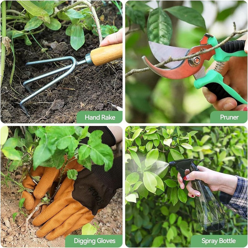 Gardening Tools 9 Piece Heavy Duty Garden Hand Tools with Fashion and Durable Ga5