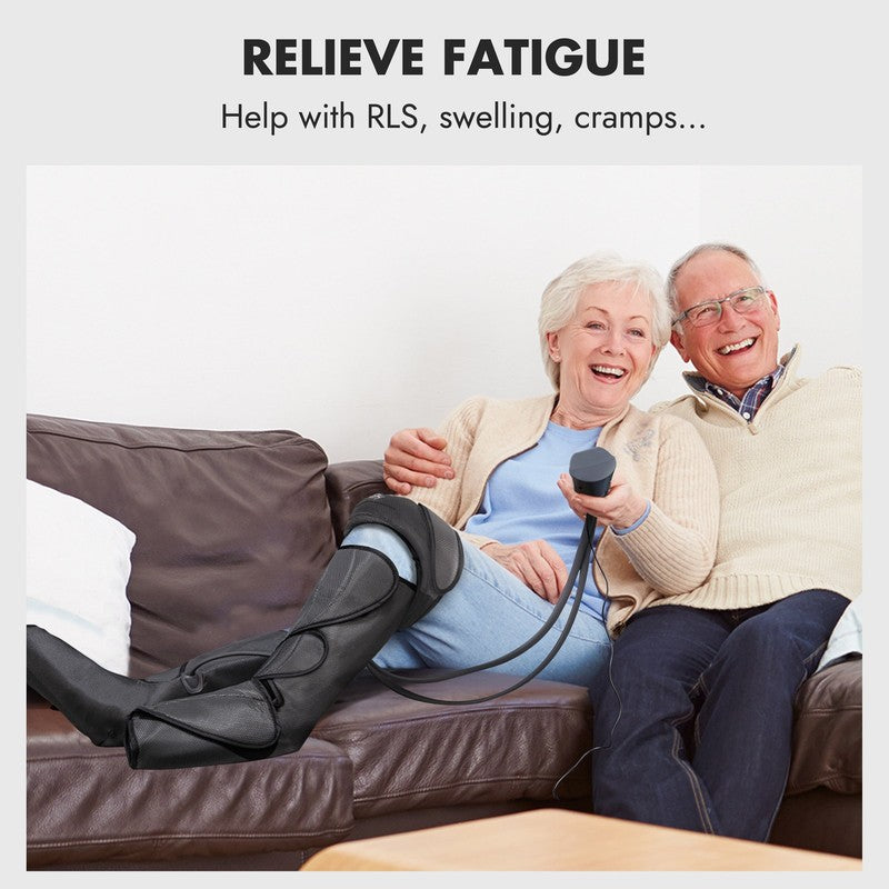 Leg and Foot Massager for Circulation with Knee Heat, Handheld Controller with M4
