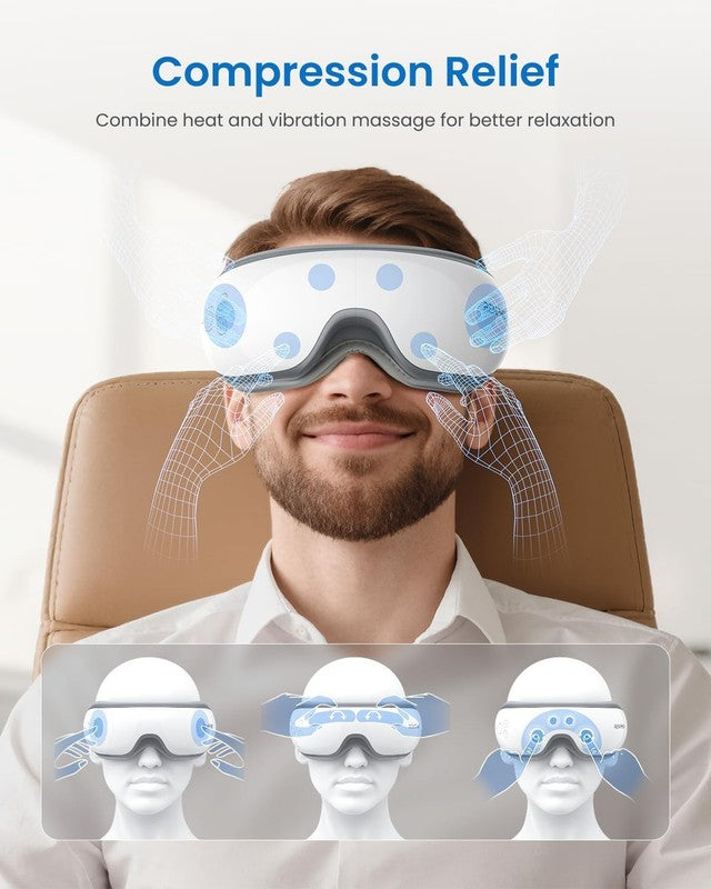 Eye Massager with Heat Christmas White Elephant Birthday Gifts for Women Mom, FS3