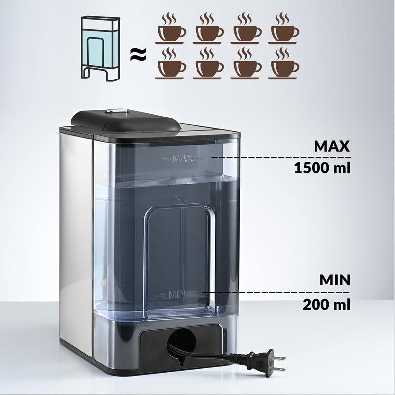 3 in 1 Single Serve Coffee Maker K Cup Compatible 6 10oz 50oz Reservoir5