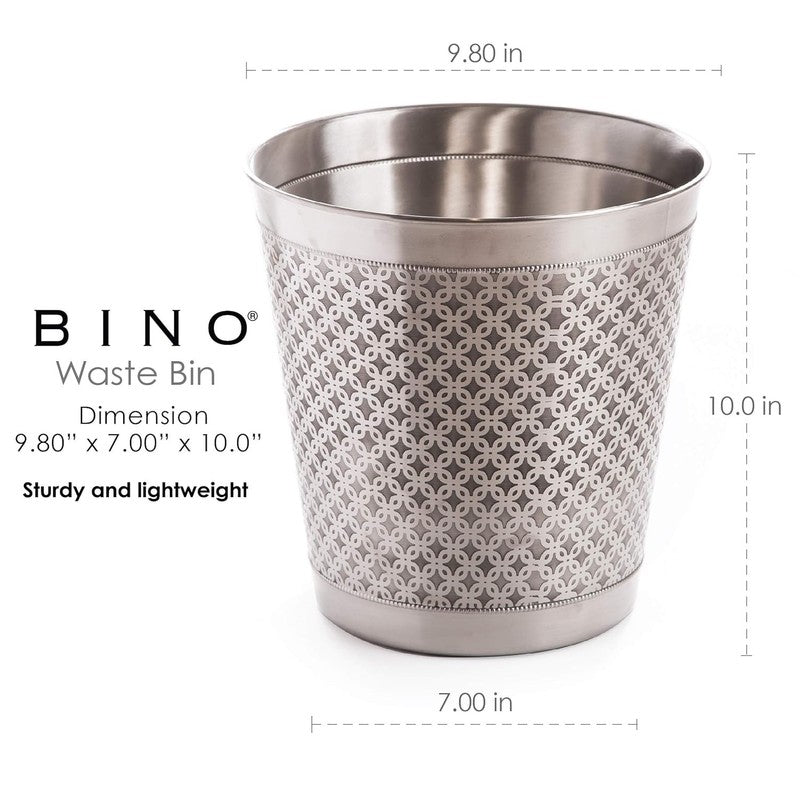 Metal Waste Basket, Trash Can for Home, Office, Bathroom, Kitchen, Bedroom1