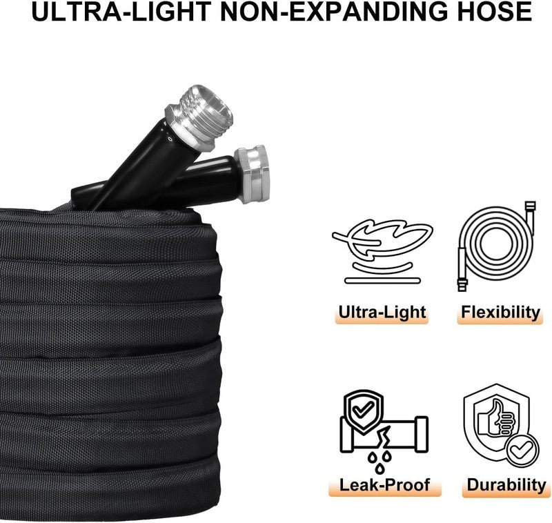 Garden Hose, Lightweight, Ultra Flexible, Durable, Kink Free Garden Hose, RV, Ma1