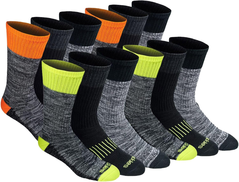 Men’s Dri Tech Crew Socks Moisture Control M XXL 6 12 18 Pairs7