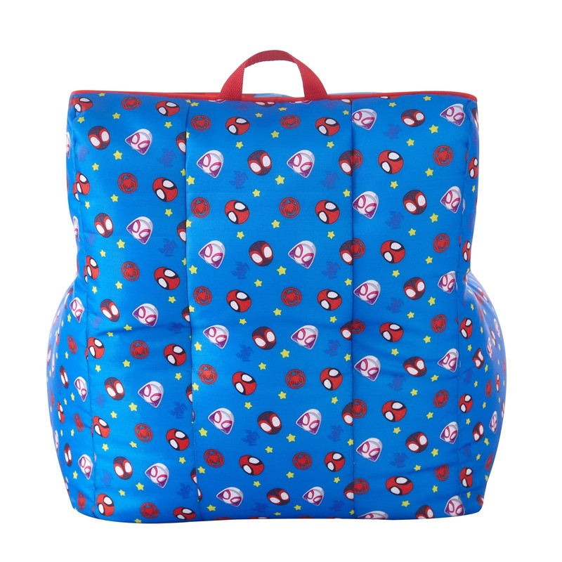 Spidey and Friends Blue Square Bean Bag Chair, Polyester4