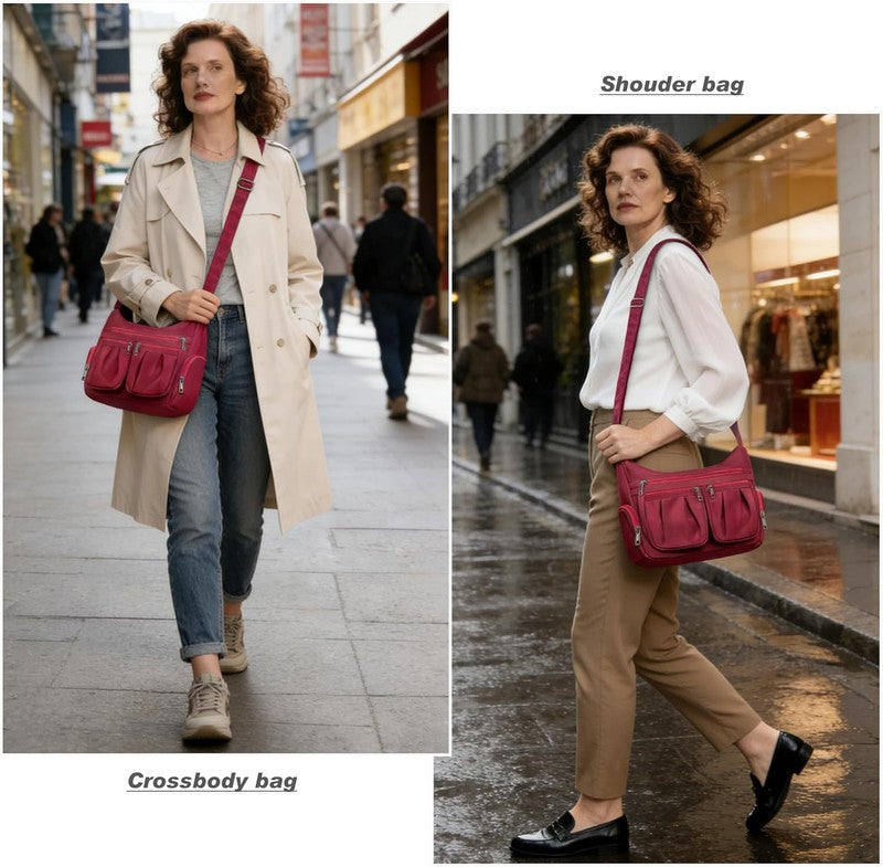 Women Crossbody Bag Waterproof Nylon Lightweight Shoulder Travel Purse Handbag1