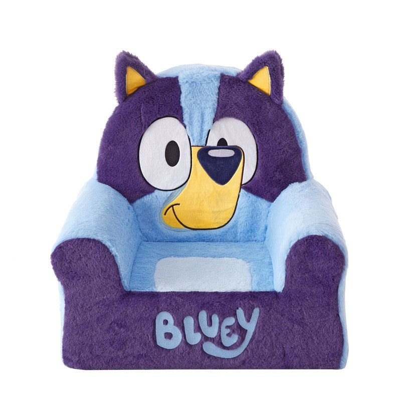 Vacuum Sealed Figural Foam Chair for Toddlers Blue8