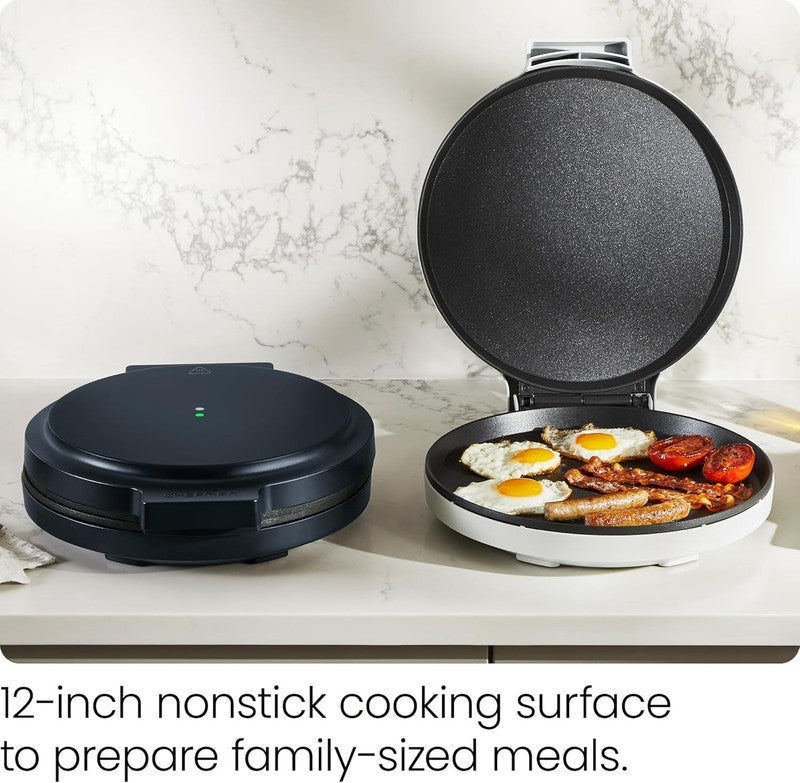 1440W Electric Pizza Maker 12" Nonstick Countertop Oven Quesadilla Omelet2