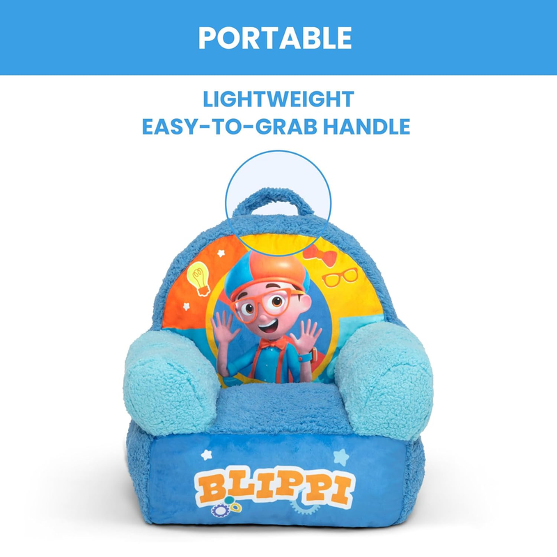   Blippi Cozee Buddy Kids Chair, Blue6